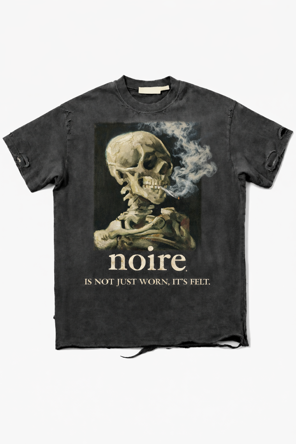 BLACK NOIRE — “NOT JUST WORN” TEE